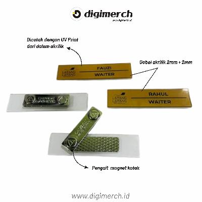 Nametag Akrilik Magnet 1270626175708 Digital Merchandise