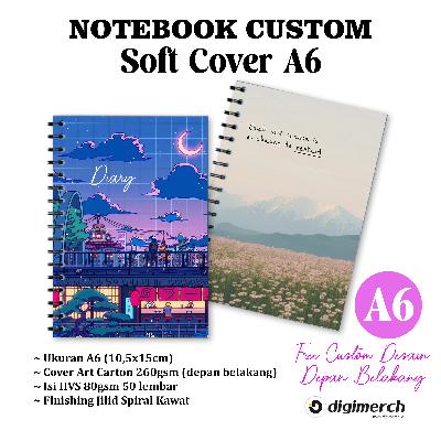Notebook A6 Spiral 2 Digital Merchandise