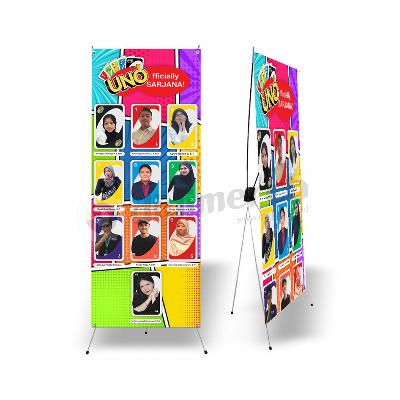 X Banner Standing Banner 60x160cm 1 Digital Merchandise